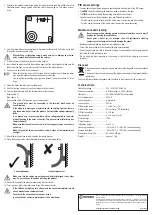 Preview for 4 page of Conrad Prebent Operating Instructions Manual