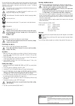 Предварительный просмотр 4 страницы Conrad PSW160-7.2 Operating Instructions Manual