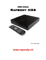 Conrad RAPSODY N36 User Manual preview