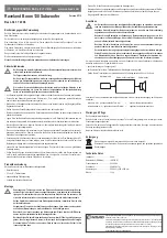 Предварительный просмотр 1 страницы Conrad Raveland Boom 130 Operation Instructions