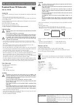 Preview for 2 page of Conrad Raveland Boom 130 Operation Instructions