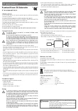 Preview for 3 page of Conrad Raveland Boom 130 Operation Instructions