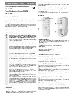 Preview for 1 page of Conrad RSL2 Operating Instructions Manual