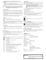 Preview for 4 page of Conrad RSL2 Operating Instructions Manual