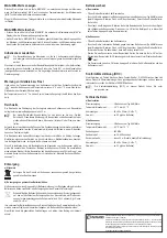 Preview for 2 page of Conrad S521B Operating Instructions Manual