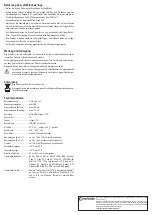 Preview for 2 page of Conrad Scanbuddy GS-X3 Operating Instructions Manual