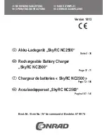 Preview for 1 page of Conrad SkyRC NC2500 Operating Instructions Manual