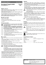 Предварительный просмотр 3 страницы Conrad Soundgraph FingerVU 895S Operating Instructions