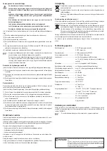 Предварительный просмотр 8 страницы Conrad Steelmate Operating Instructions Manual