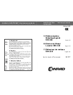 Предварительный просмотр 1 страницы Conrad SW-238 Manual