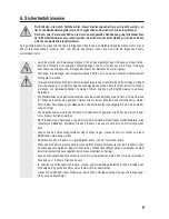 Preview for 9 page of Conrad TE 857 Operating Instructions Manual