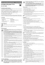 Conrad TP-90 Operating Instructions Manual preview