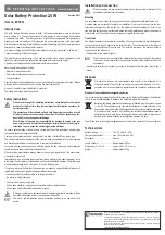 Preview for 2 page of Conrad TPS-102-2.4 Operating Instructions