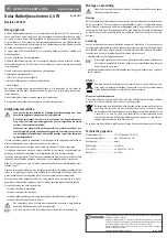 Preview for 4 page of Conrad TPS-102-2.4 Operating Instructions