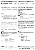 Предварительный просмотр 2 страницы Conrad TW-260A Operating Instructions