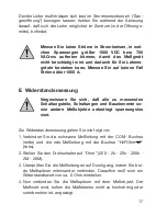 Preview for 17 page of Conrad VC-602 Operating Instructions Manual