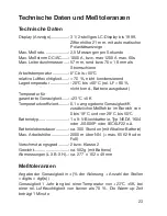 Preview for 23 page of Conrad VC-602 Operating Instructions Manual