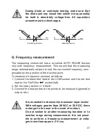 Preview for 41 page of Conrad VC-602 Operating Instructions Manual