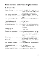 Preview for 45 page of Conrad VC-602 Operating Instructions Manual