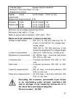 Preview for 47 page of Conrad VC-602 Operating Instructions Manual