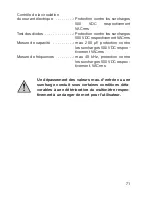 Preview for 71 page of Conrad VC-602 Operating Instructions Manual