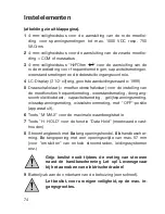 Preview for 74 page of Conrad VC-602 Operating Instructions Manual