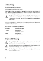 Preview for 4 page of Conrad W-210 Operating Instructions Manual