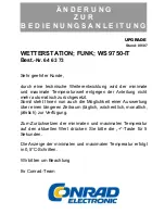 Preview for 32 page of Conrad WS 9750-IT Operating Instructions Manual