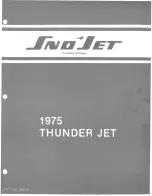 Conroy Sno-Jet 1975 Thunder Jet Manual preview