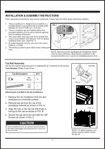 Preview for 7 page of Conservator VATM05B1 Use & Care Manual