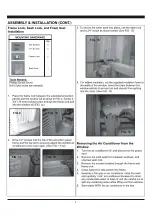 Preview for 9 page of Conservator VATM05B1 Use & Care Manual