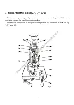 Предварительный просмотр 4 страницы Consew 104-10T Parts Book And Instruction Manual