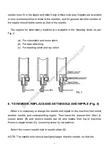 Предварительный просмотр 6 страницы Consew 104-10T Parts Book And Instruction Manual