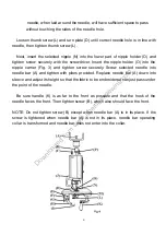 Предварительный просмотр 7 страницы Consew 104-10T Parts Book And Instruction Manual