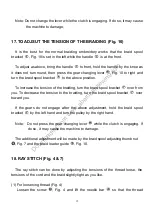 Предварительный просмотр 16 страницы Consew 104-10T Parts Book And Instruction Manual