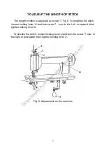 Предварительный просмотр 12 страницы Consew 104-1T Parts Book And Instruction Manual