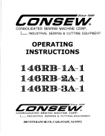 Consew 146RB-1A-1 Operating Instruction предпросмотр