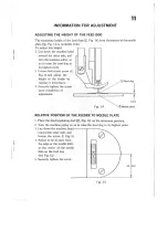 Предварительный просмотр 12 страницы Consew 206R Operating Instructions Manual