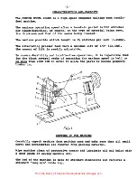 Preview for 3 page of Consew 206RB Operating Instructions Manual