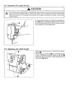 Предварительный просмотр 13 страницы Consew 206RBL-18 Operating Instructions & Parts Book