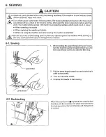 Preview for 14 page of Consew 206RBL-18 Operating Instructions & Parts Book