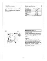 Preview for 4 page of Consew 3421UX5-2 Operating Instructions Manual