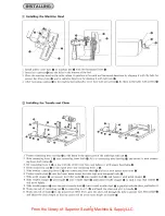 Предварительный просмотр 5 страницы Consew 345-2DP Parts Book