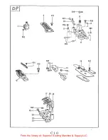 Предварительный просмотр 54 страницы Consew 345-2DP Parts Book