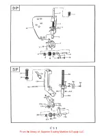 Предварительный просмотр 58 страницы Consew 345-2DP Parts Book