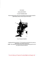 Предварительный просмотр 15 страницы Consew 733R-5 Operating Instructions, Parts List, Maintenance Procedures