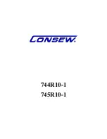 Предварительный просмотр 1 страницы Consew 744R10-1 Operating Instructions Manual