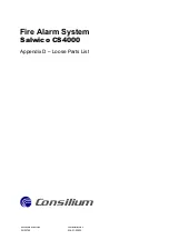 Предварительный просмотр 159 страницы Consilium Salwico CS4000 Installation Manual