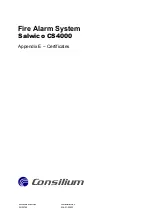 Предварительный просмотр 189 страницы Consilium Salwico CS4000 Installation Manual