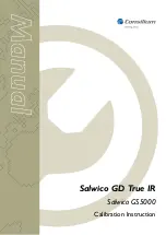 Предварительный просмотр 1 страницы Consilium Salwico GD True IR GS5000 Calibration Instruction